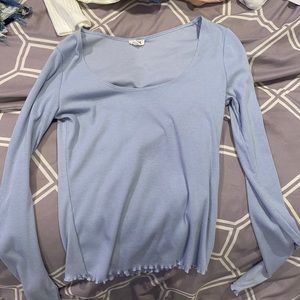 garage long sleeve crop top